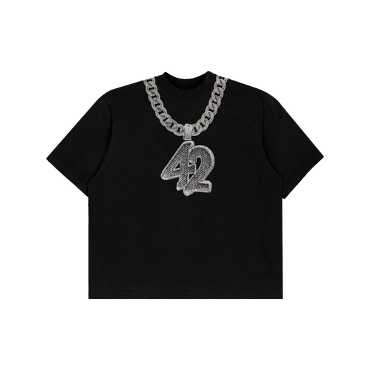 CHAIN T-SHIRT - BLACK