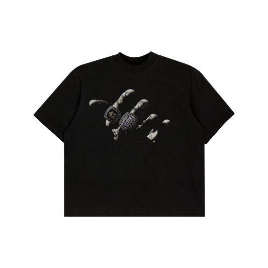 RINGS T-SHIRT - BLACK